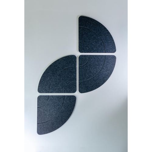 Akoestische panelen van gerecycled PET, hoge prestaties - Manutan Expert