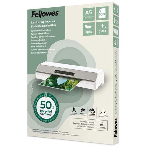 Lamineerhoezen Light glanzend - Fellowes