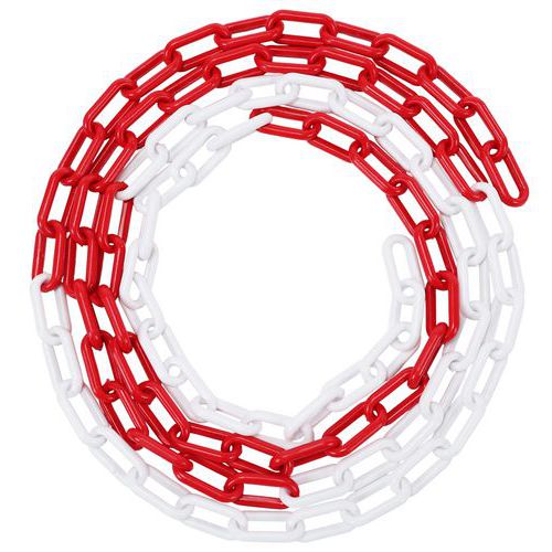 Rode en witte ketting nr. 8 - Mondelin