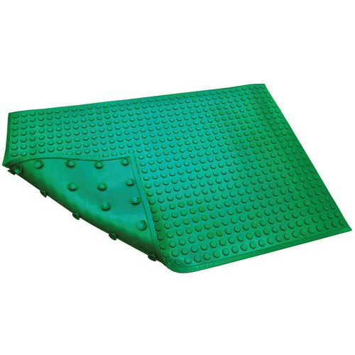 Ergonomische mat, gecertificeerd voor voedselverwerking, van zuiver rubber Ergonomische mat, gecertificeerd voor voedselverwerking, van zuiver rubber