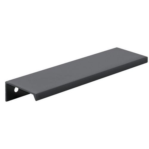 Profielgreep van matzwart aluminium met schroefbevestiging - Cime