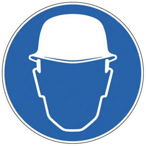Gebodsbord - Veiligheidshelm verplicht - Hard