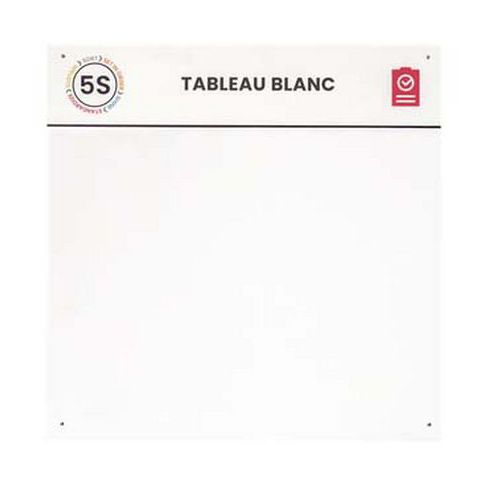 Magnetisch whiteboard Lean - 75 x 75 cm - Paperflow