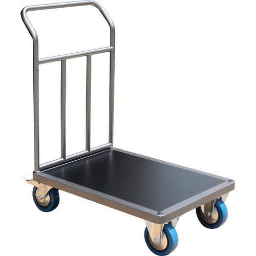 Stalen wagen 600 x 800 met dissel - STOCKMAN