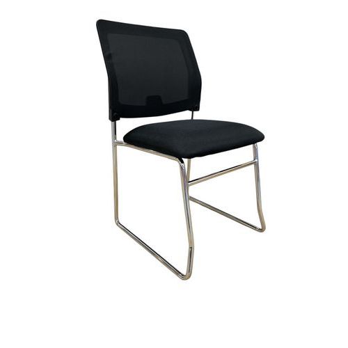 Chaise reconditionnée - Dossier en résille noir