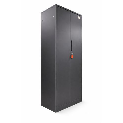 Refurbished hoge kast - grijs