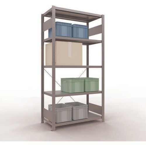 Lichte stelling Easy-Fix - Enkelzijdig - H 2000 mm - Gegalvaniseerd - Schulte