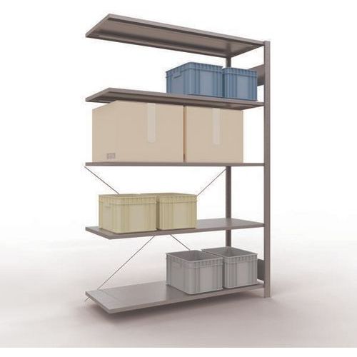 Lichte stelling Easy-Fix - Enkelzijdig - H 2000 mm - Gegalvaniseerd - Schulte
