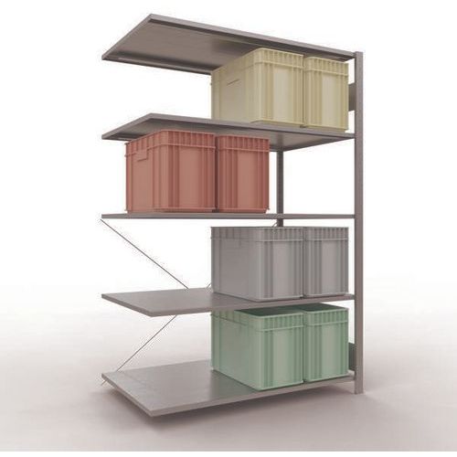 Lichte stelling Easy-Fix - Enkelzijdig - H 2000 mm - Gegalvaniseerd - Schulte