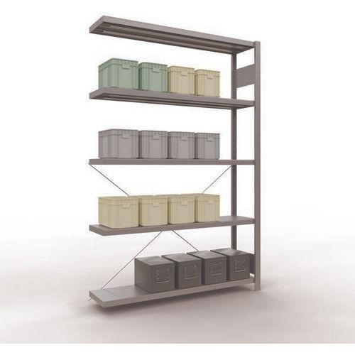 Lichte stelling Easy-Fix - Enkelzijdig - H 2000 mm - Gegalvaniseerd - Schulte