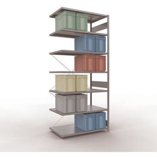 Lichte stelling Easy-Fix - Enkelzijdig - H 3000 mm - Gegalvaniseerd - Schulte