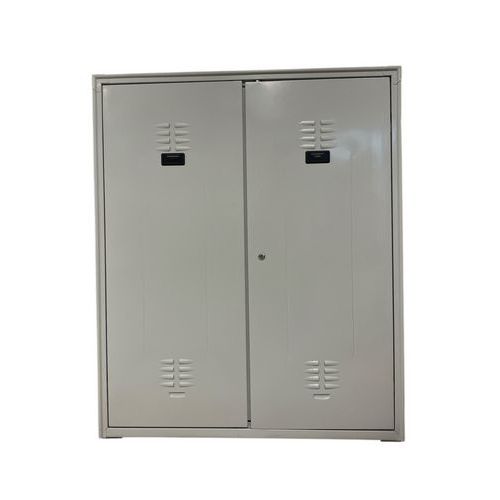 Refurbished halfhoge kast - Lichtgrijs