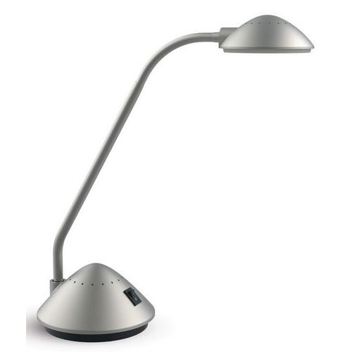 Bureaulamp MAULarc LED 3.000 K standvoet zilver - Maul