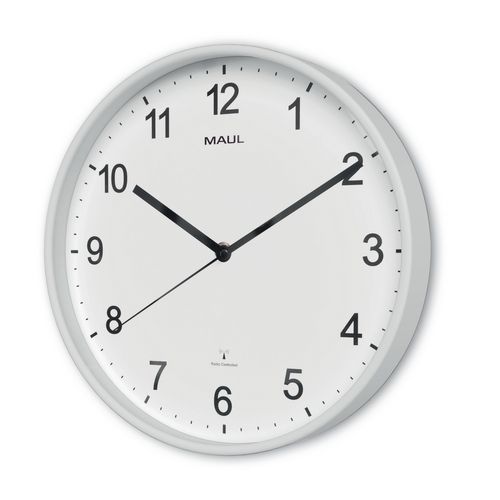 Wandklok MAULsprint Ø 30.5 x 5 cm radiogestuurd kunststof - Maul