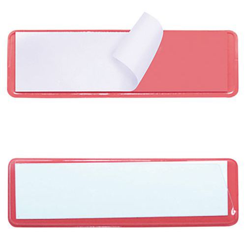 Porte-étiquette couleur adhésif ou magnétique - Manutan Expert