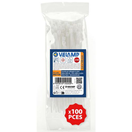 Kabelbinder / Tyraps Nylon - Velamp