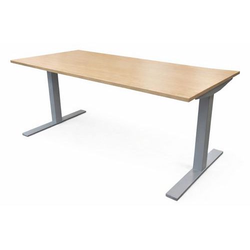 Recht bureau Phylos 160 x 100 cm licht eiken