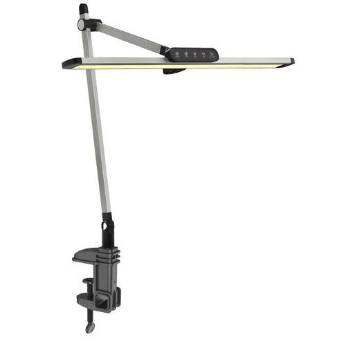 Led-bureaulamp Cody zilverkleurig - Meet
