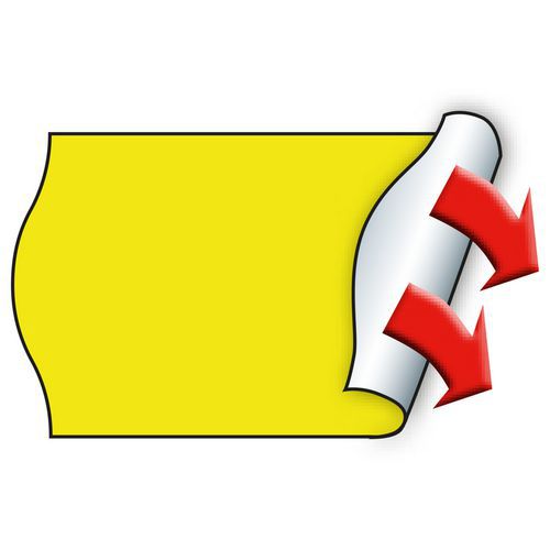 Etiket voor etiketteertang - 2 regels