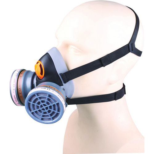 Halfmasker beademingsset met A2P2-filter M6400 MARS KIT - Delta Plus