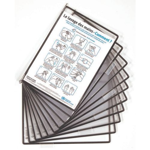 Antimicrobiële presentatiehoes met spil Sterifold - Tarifold