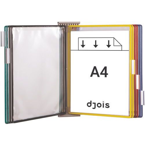 Uitbreidingset wandhouder Tarifold - 10 tassen