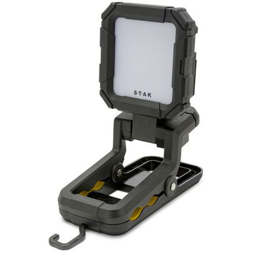Oplaadbare lamp van 10 W met ultrasterke klem - Stak