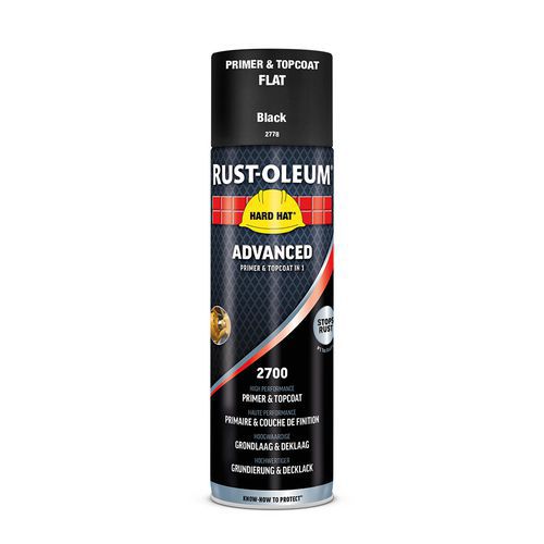 Spuitbus 2778 Hard Hat Advanced zwart mat - Rust-Oleum