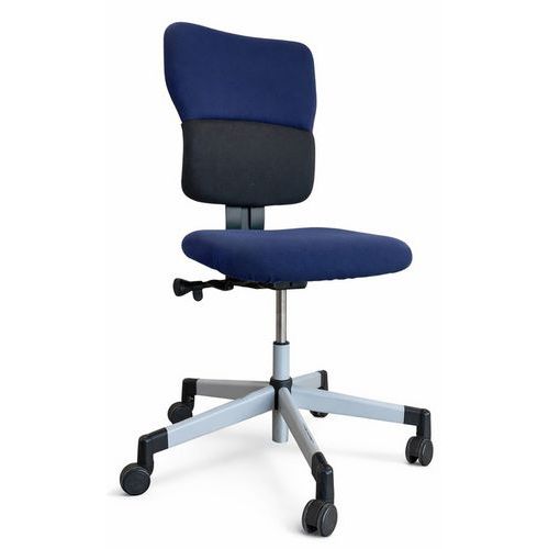 Bureaustoel verstelbaar - blauw - Steelcase - Refurbished