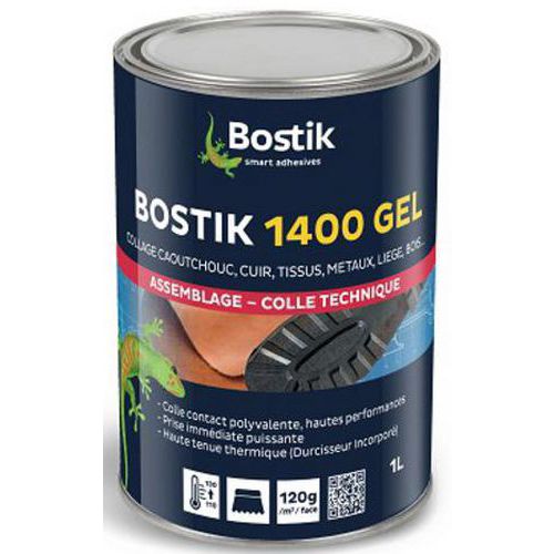 Veelzijdige vloeibare contactlijm 1400 - Gel - Bostik