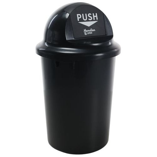Afvalbak Push - capaciteit 60 l - Manutan Expert