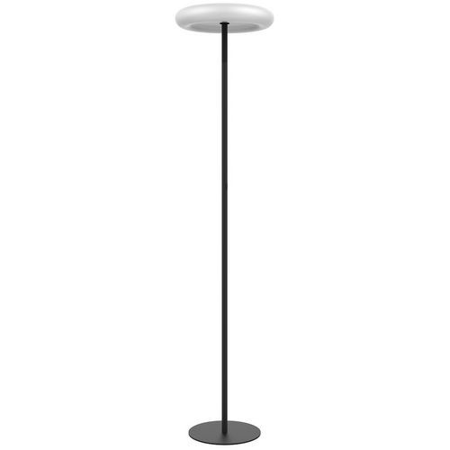 Staande lamp Cocoon, met zwarte sokkel - Unilux