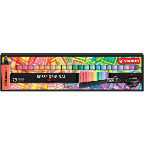 Kantoorset 23 markeerstiften Boss Original Arty - Stabilo