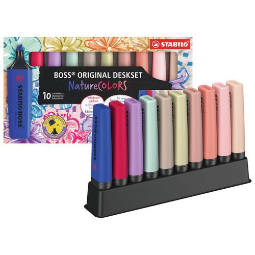Set van 10 markeerstiften Boss Original Naturecolors Wildflower - Stabilo