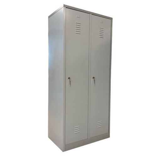 Refurbished garderobe voor schone industrie - 2 kolommen - Grijs