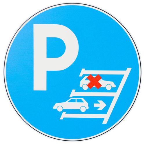 Bord achteruit inparkeren - PVC - Manutan Expert