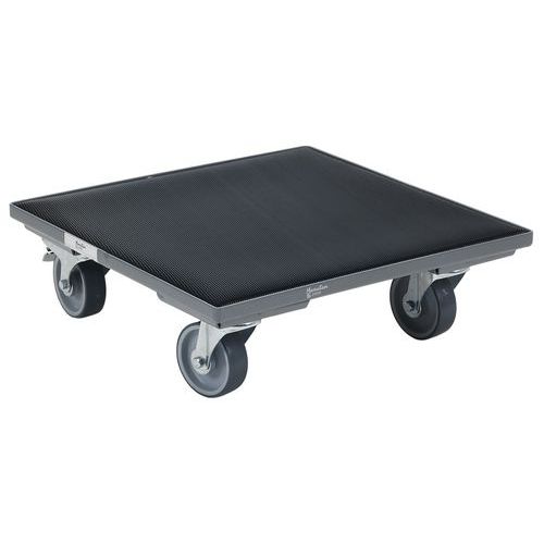 Dolly met rubberen coating - Draagvermogen 400 kg - Manutan Expert