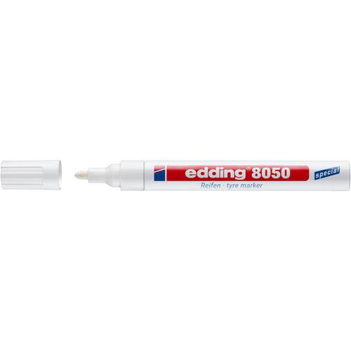 Speciale markeerstift voor rubber 8050, ideaal voor banden - Edding