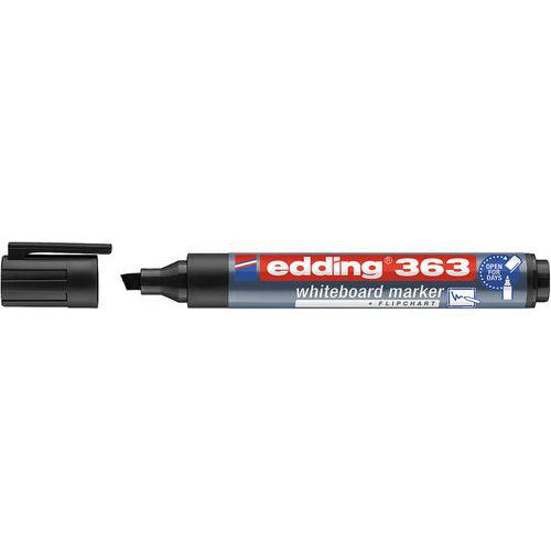 Uitwisbare markeerstift e-363 voor whiteboard zwart - Edding
