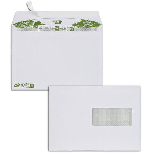 Envelop extra wit C5, 80 g, met venster C5 - Era Pure