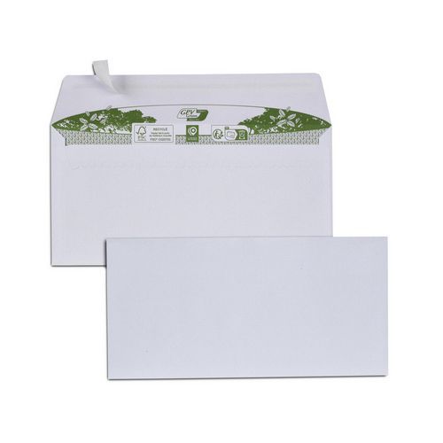 Extra witte envelop 90 g met beschermstrook - ERA Pure