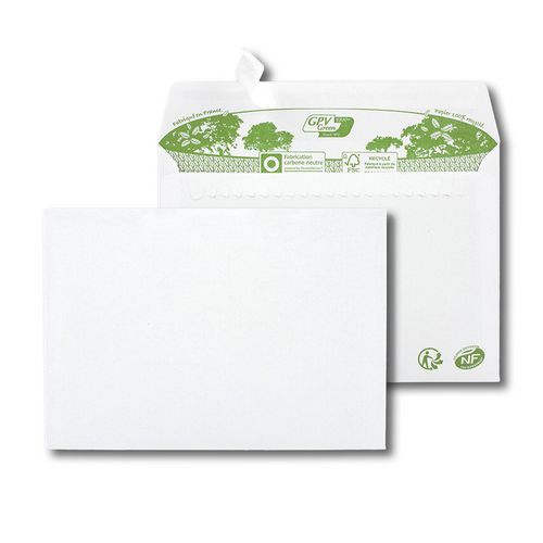 Extra witte envelop 80 g met beschermstrook - ERA Pure