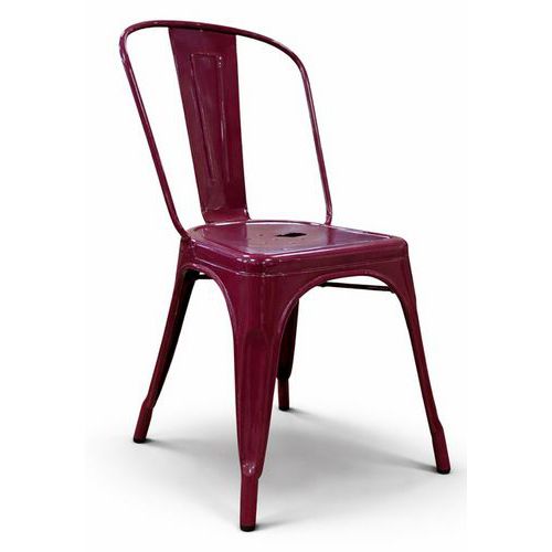 Refurbished bezoekersstoel - Stapelbaar - Tolix