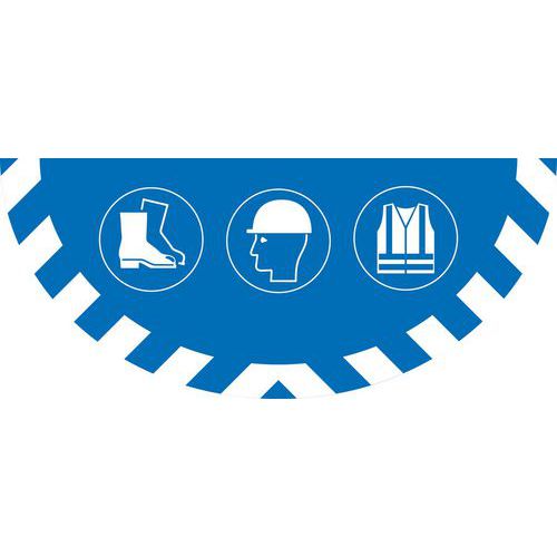 Vloersticker - PBM's verplicht - Manutan Expert