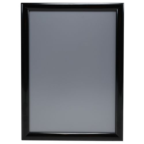 Aluminium kliklijst met puntige hoek - zwart - Manutan Expert