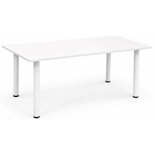 Bureau - 160 x 80 cm - U-poten - Wit - Refurbished