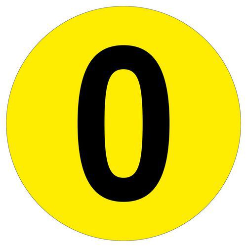 Cercle pour marquage au sol - Chiffre - Beaverswood