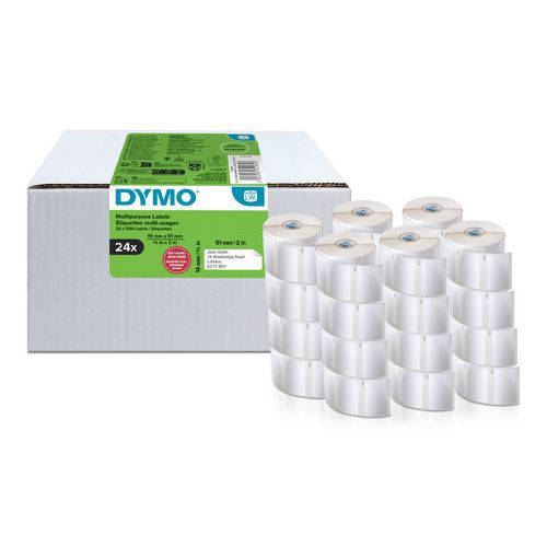 Retour- en multifunctionele etiket 19x51mm LabelWriter - X24 - Dymo