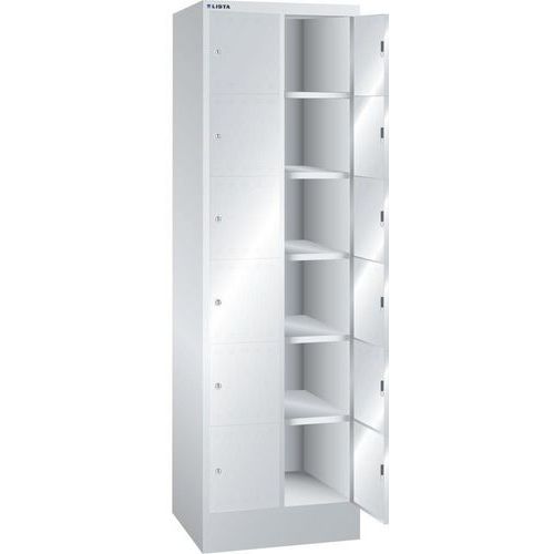 Laptoplocker 610x500x1995mm 2x6 vak - Lista