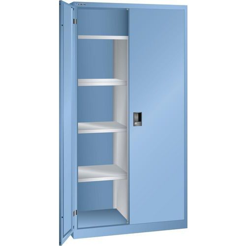 Vleugeldeurkast met tussenwand 1000x500x1950mm - Lista